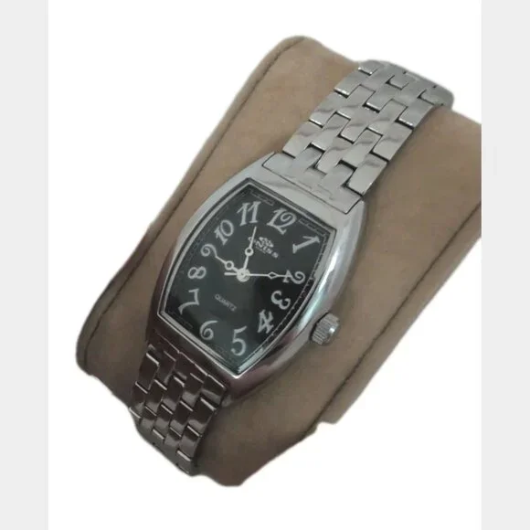 Oniss Paris Swiss Quartz Ladies Silver Band Curvex Swiss Movement - Picture 2 of 4